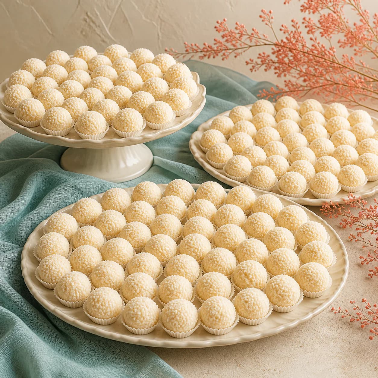 Trufas de coco